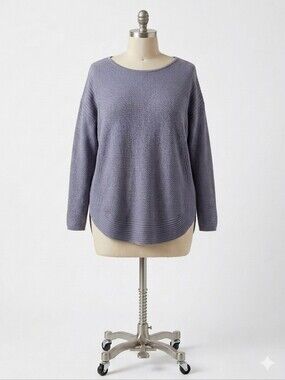 Dressbarn Slate Blue Knit Sweater Size 1X